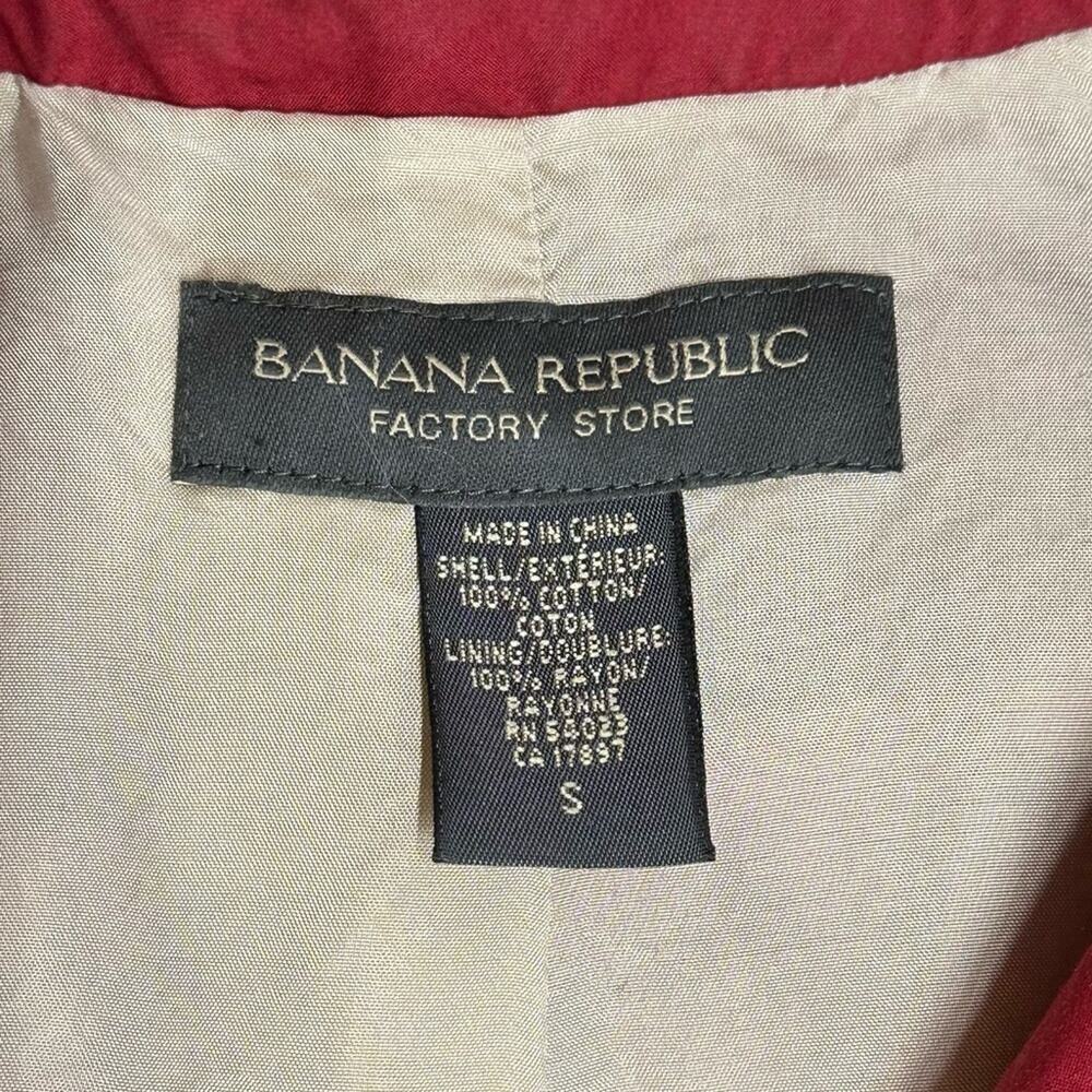 GUC | Banana Republic | Trench Coat | Red | Small - Picture 11 of 16